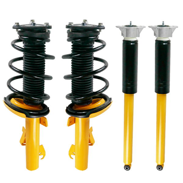 Front Pair Struts & Shocks For Ford Focus 2012-2013 – Direct Fit, Powder Coated